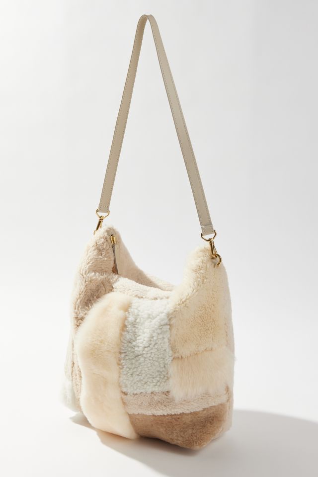 PRIMECUT: BLUSH SHEARLING BUM BAG