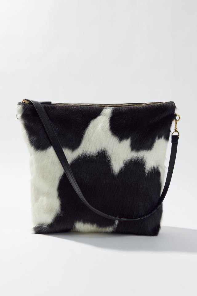 PRIMECUT: COW PRINT COWHIDE POUCH PURSE