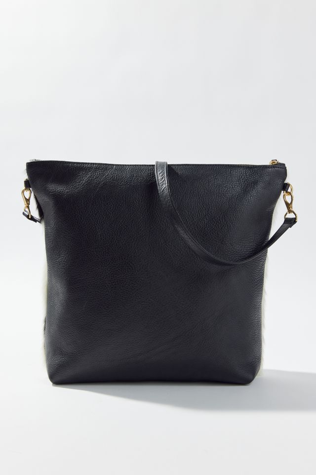 Primecut Black + White Cowhide Hobo Bag #2