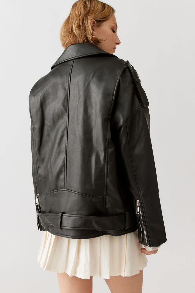 Lioness Deja Vu Faux Leather Moto Jacket #1