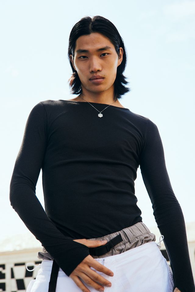 KOTO 04.027 Long Sleeve Asymmetric Tee | Urban Outfitters