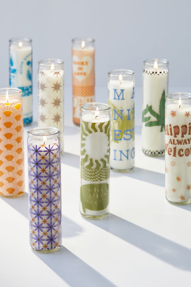 Bougie pilier en verre de 17 oz Graphic #3