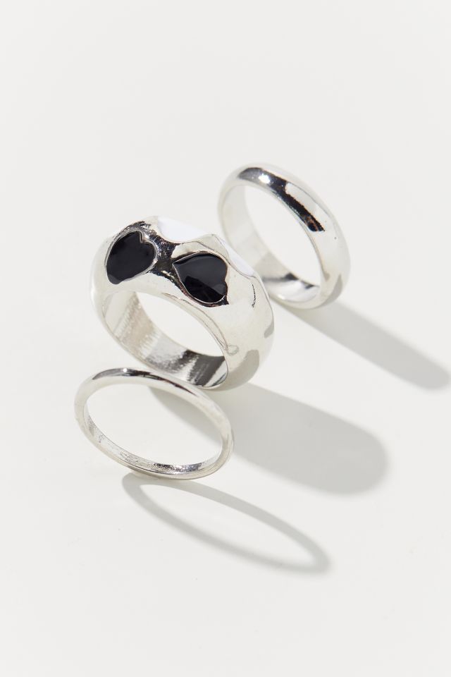 Heart Statement Ring Set #1