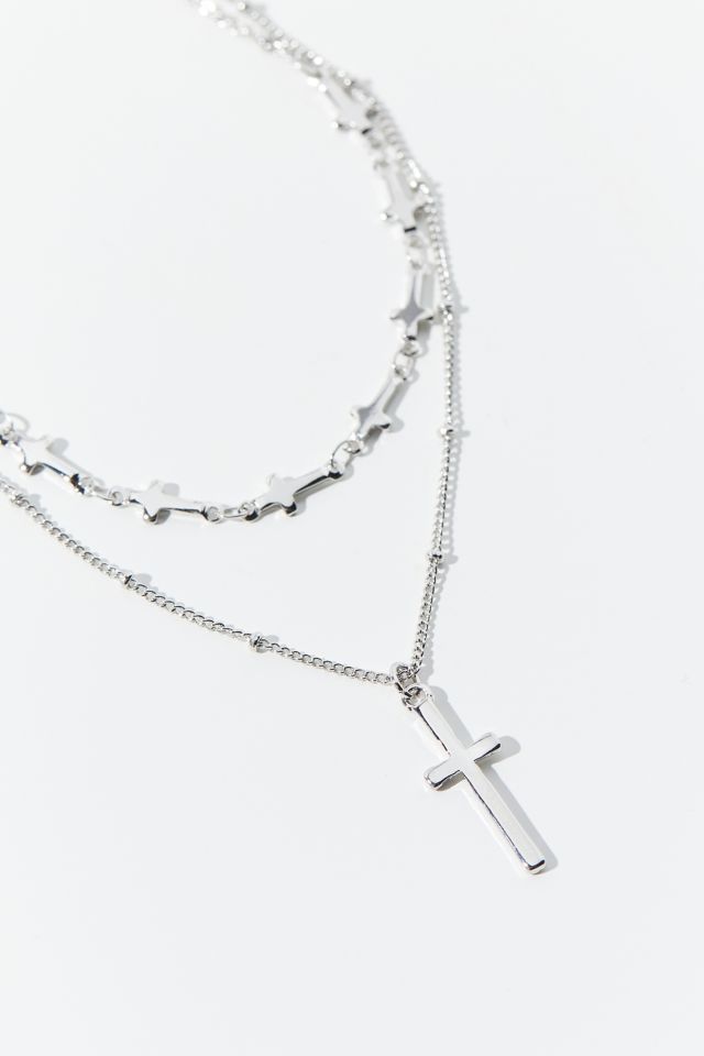 Cross Layer Necklace | Urban Outfitters