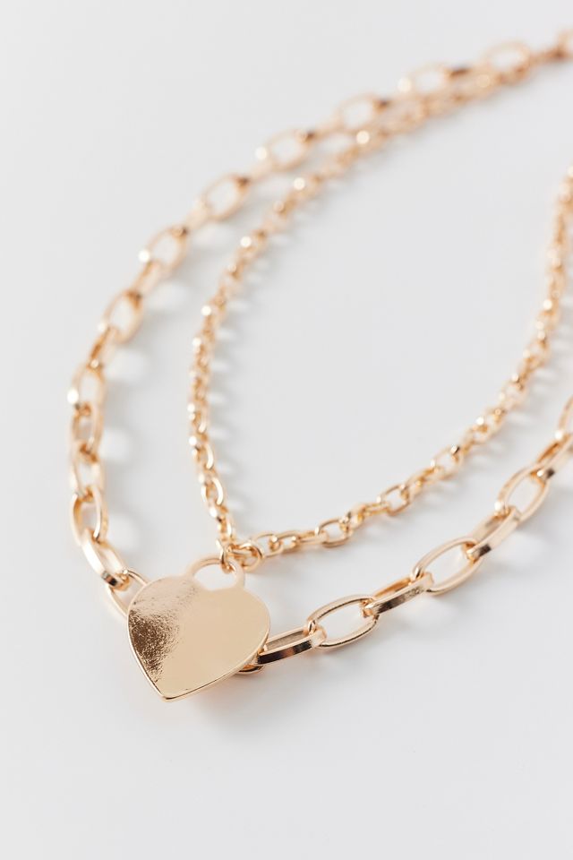 Daya Heart Pendant Layer Necklace | Urban Outfitters