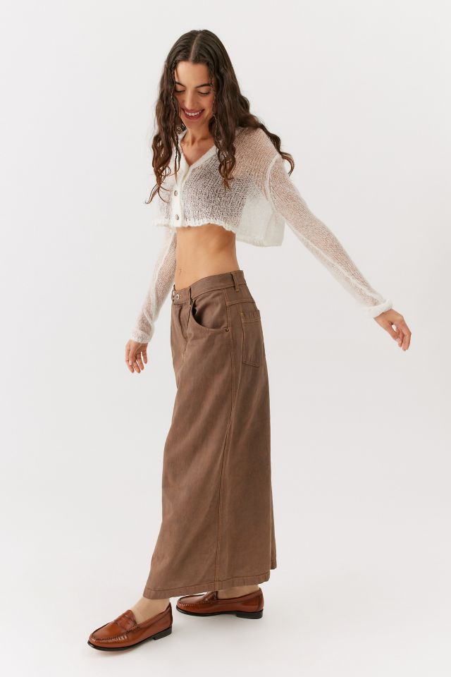 UO Sadie Sheer Cropped Cardigan #2
