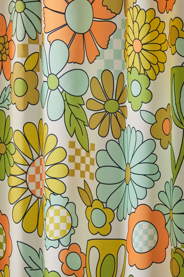 Jenean Morrison Checkered Past Shower Curtain #1
