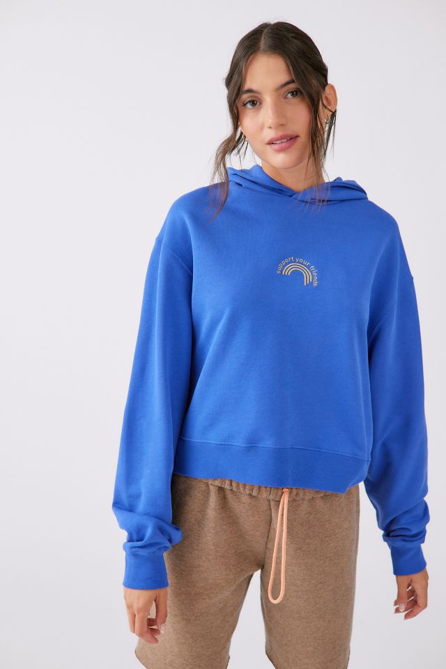 KROST Support Your Friends Cropped Hoodie Sweatshirt #2