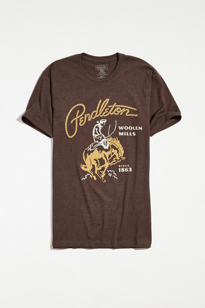 Pull Homme Pendleton 100% Laine Vierge - Taille XL Haut - Marron Bruyère - Très Bon état Occasion