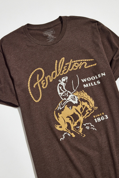 Pull Pendleton Woolen Mills Taille XL Homme - 100% Laine Vierge, Marron Heather, Occasion