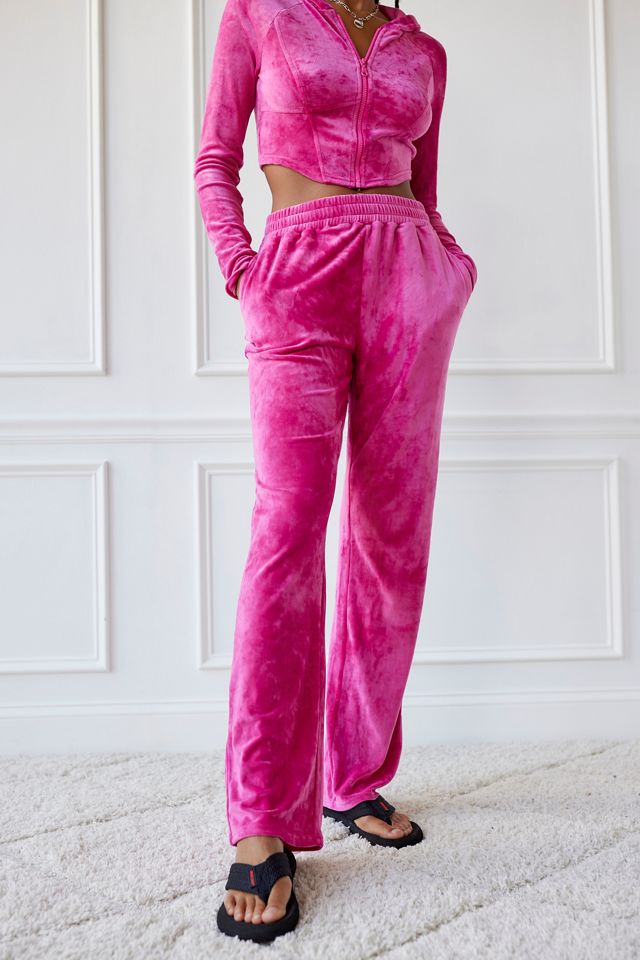 Urban Outfitters Women Clothing Pants Sweatpants Sydney Velour Track Pant 