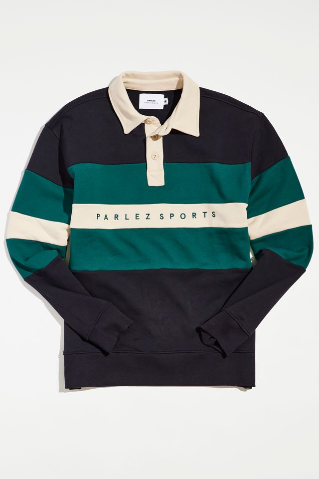 PARLEZ Belton Long Sleeve Rugby Tee | Urban Outfitters