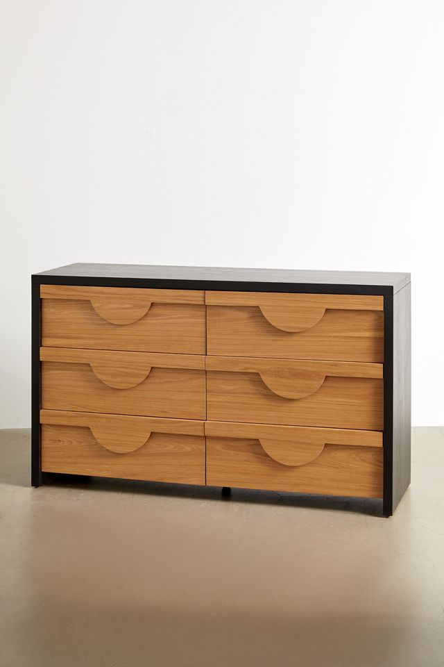 jessica howard brown polka dot dress Ash, Oak Solid Wood Wabi-sabi Style Chest Of Drawers main image 1