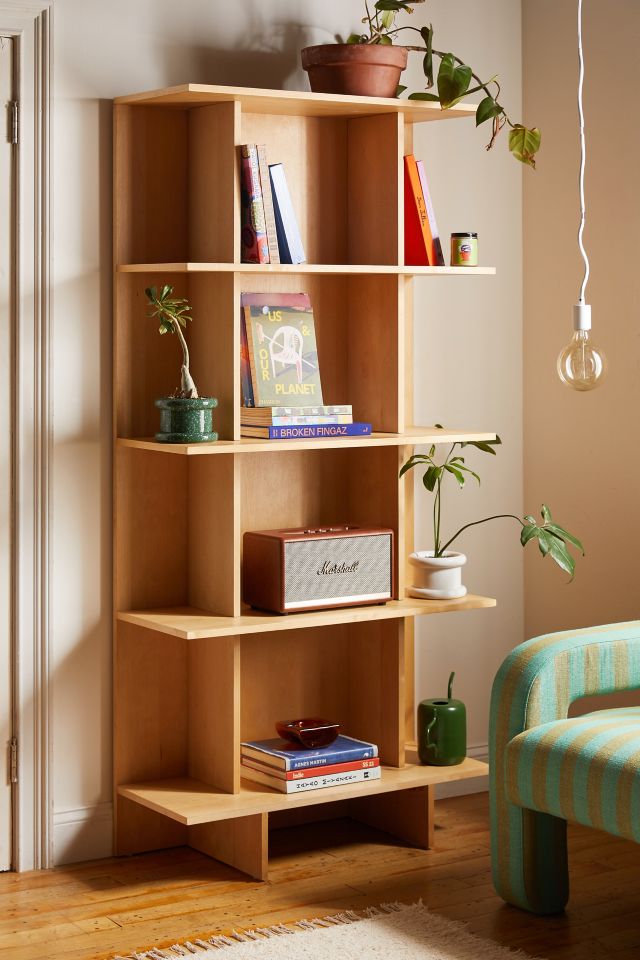 Leaning bookshelf deals urban outfitters