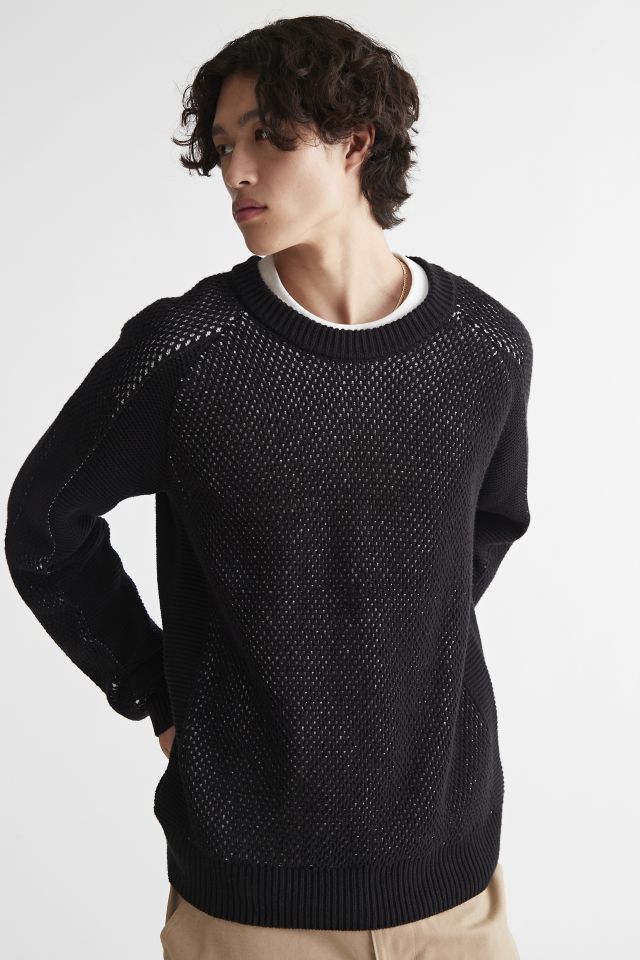 Standard Cloth Ergo Waffle Knit Crew Neck Sweater  Urban Outfitters Mexico  - Clothing, Music, Home & Accessories