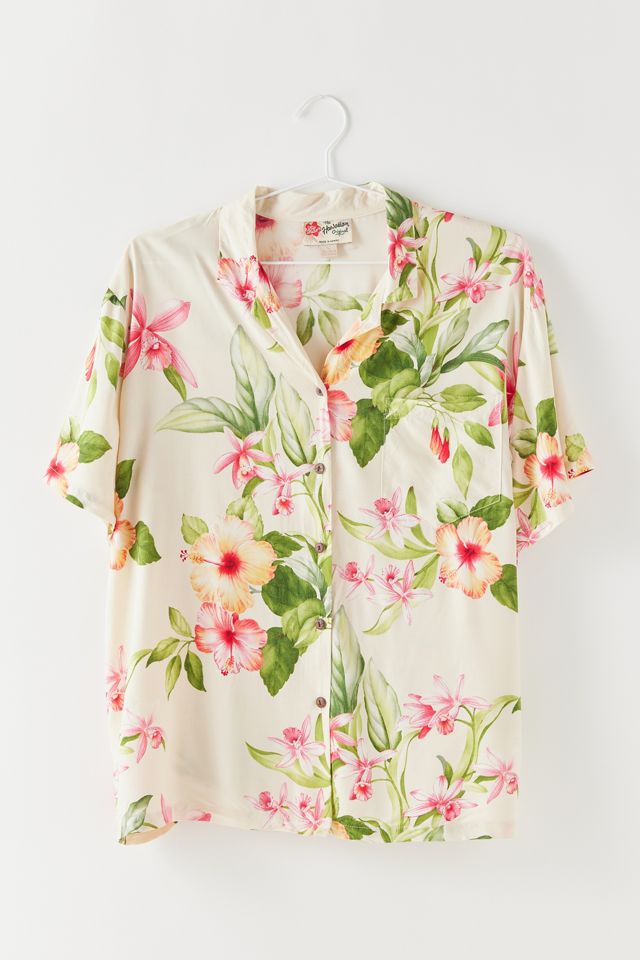 'Tropicana' Top Relaxed Button-Down Shirt