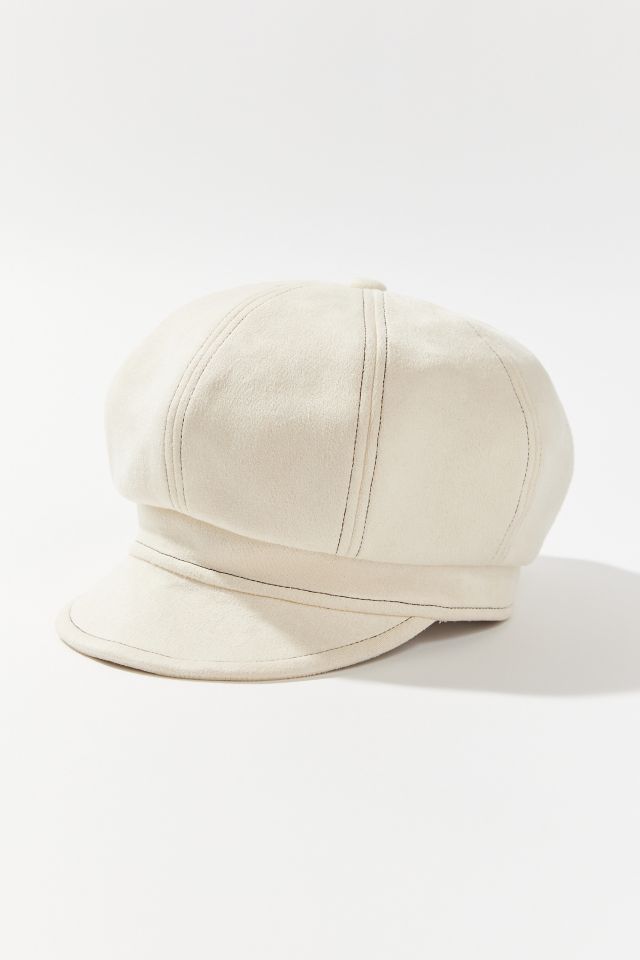 Frankie Suede Cabbie Hat #1