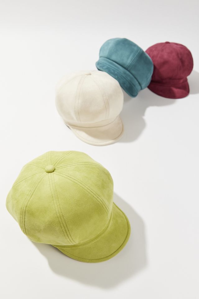 Frankie Suede Cabbie Hat #3