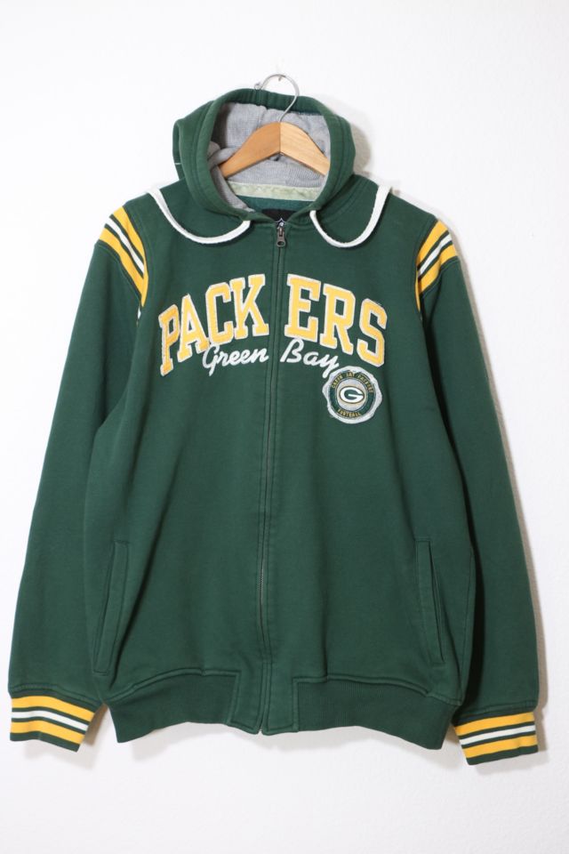  Mitchell & Ness Green Bay Packers Full Zip Hoody