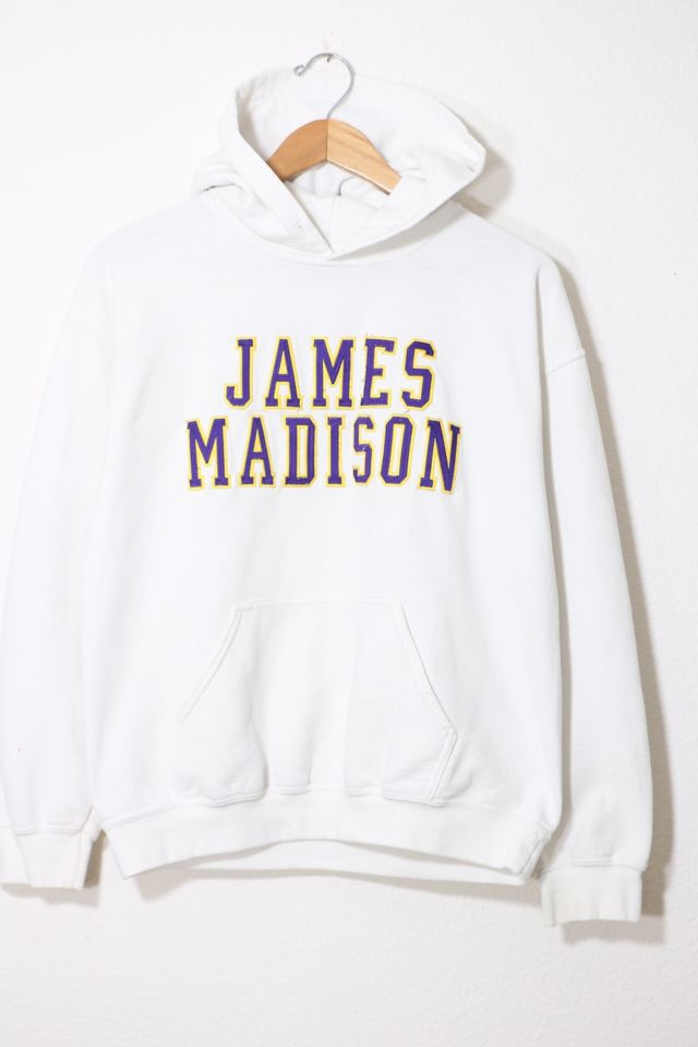 Vintage James Madison University Hooded Pullover Sweatshirt Urban Outfitters