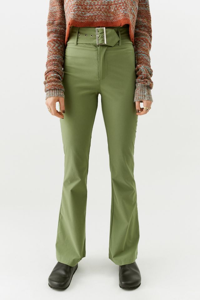 Daisy Street Belted Flare Pant | Urban Outfitters