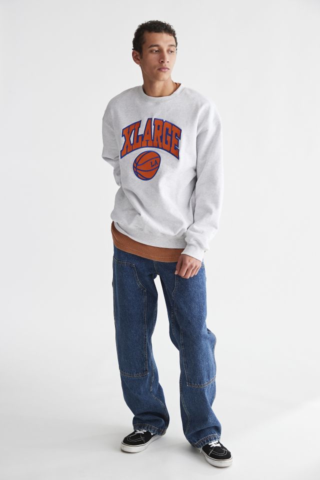 XLARGE Collegiate Logo Crew Neck Sweatshirt #1