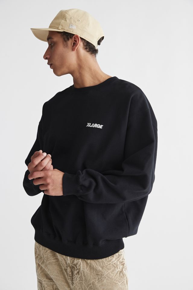 XLARGE Two-Tone Logo Crew Neck Sweatshirt