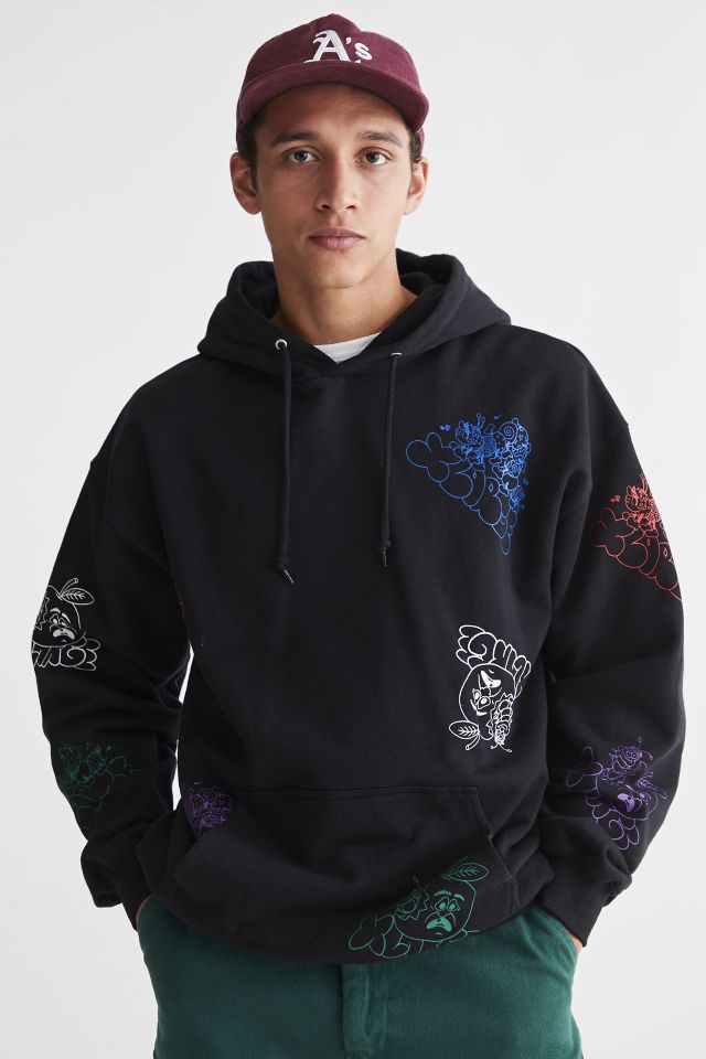 XLARGE Multi Logo Hoodie Sweatshirt