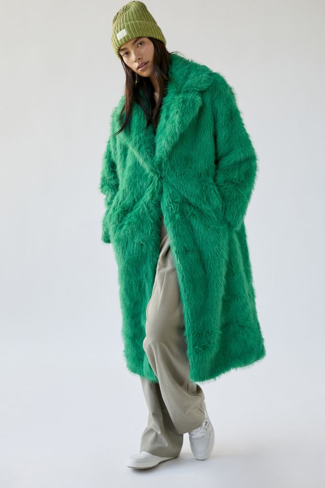 Urban outfitters 2025 green coat