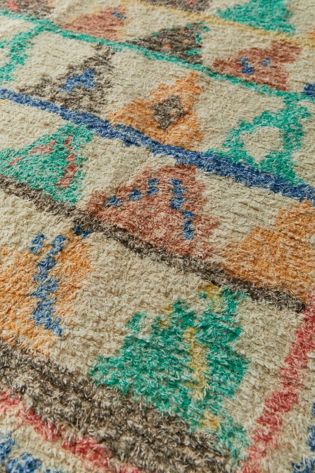 Rowan Printed Shag Rag Rug | Urban Outfitters