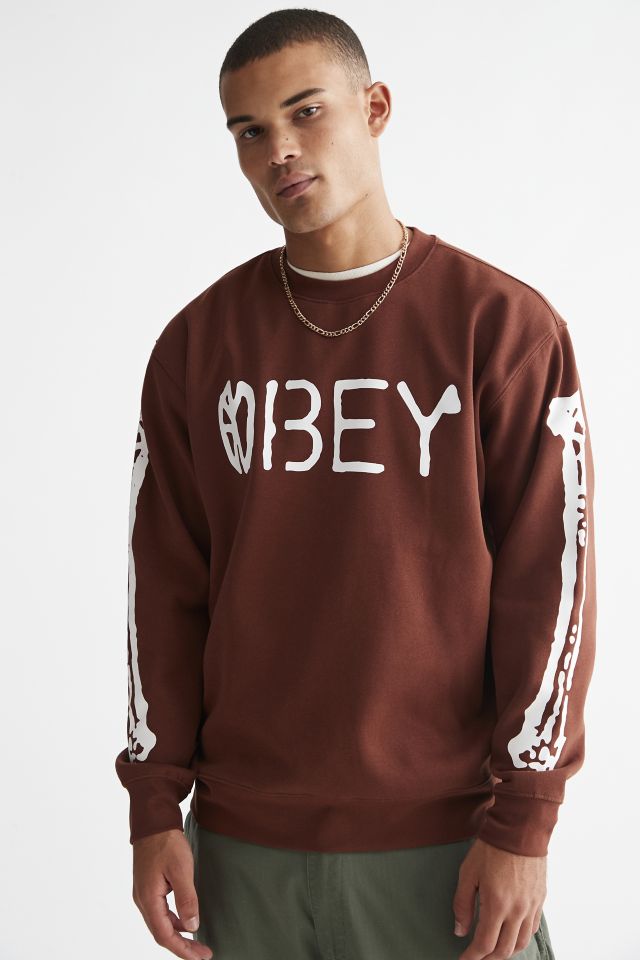 OBEY UO Exclusive Crew Neck Sweatshirt Urban Outfitters