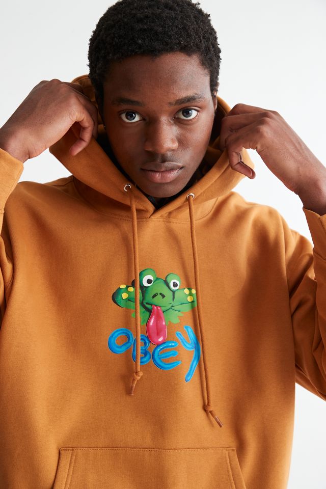 OBEY Clay Frog Hoodie Sweatshirt #4