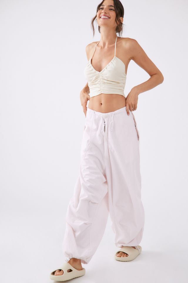 NOT CONVENTIONAL T/R balloon pant white-