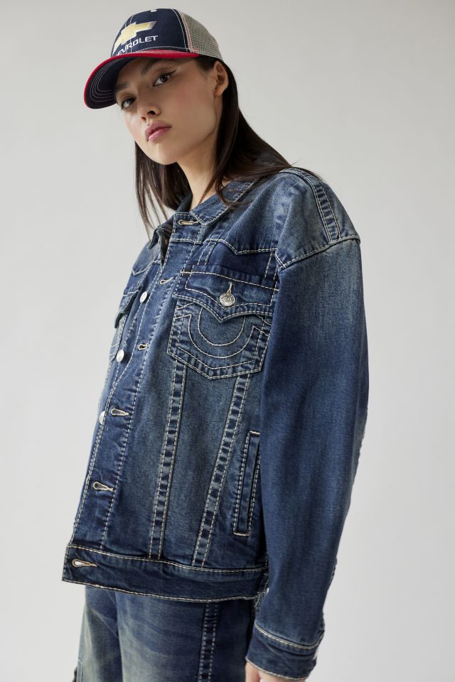 True Religion UO Exclusive Oversized Denim Jacket #3