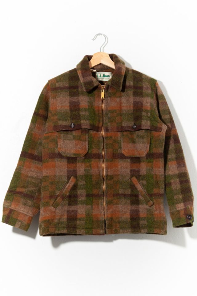 Green plaid wool hunting jacket hotsell