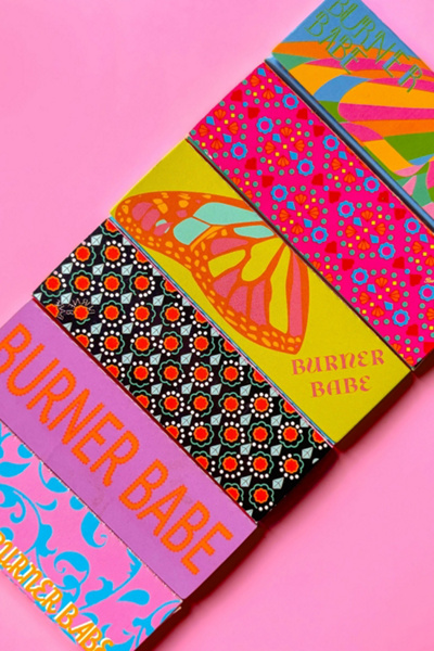 Burner Babe Garden Party Rolling Paper Set