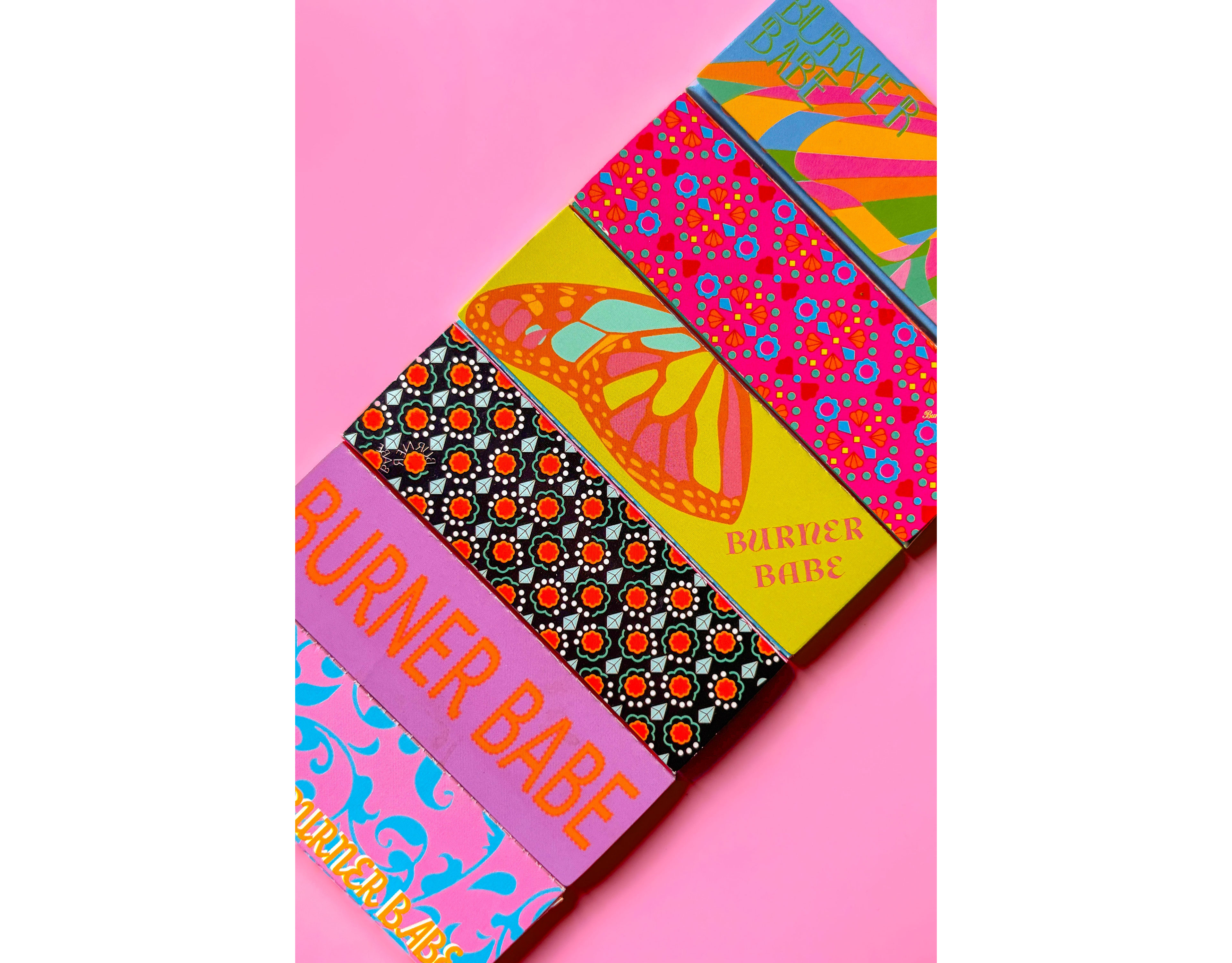 Burner Babe Garden Party Rolling Paper Set