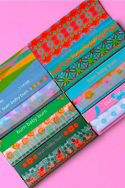 Burner Babe Garden Party Rolling Paper Set