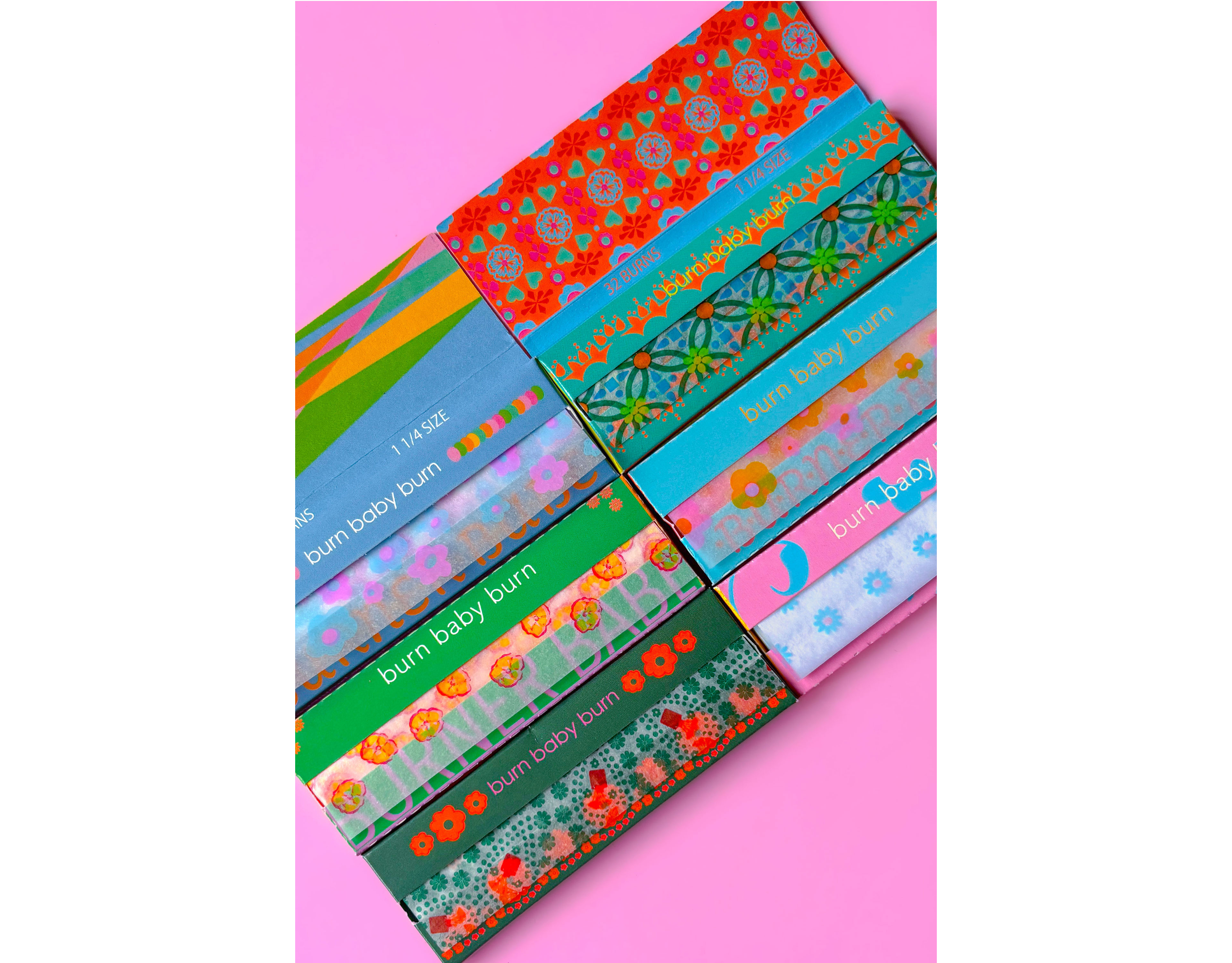 Burner Babe Garden Party Rolling Paper Set