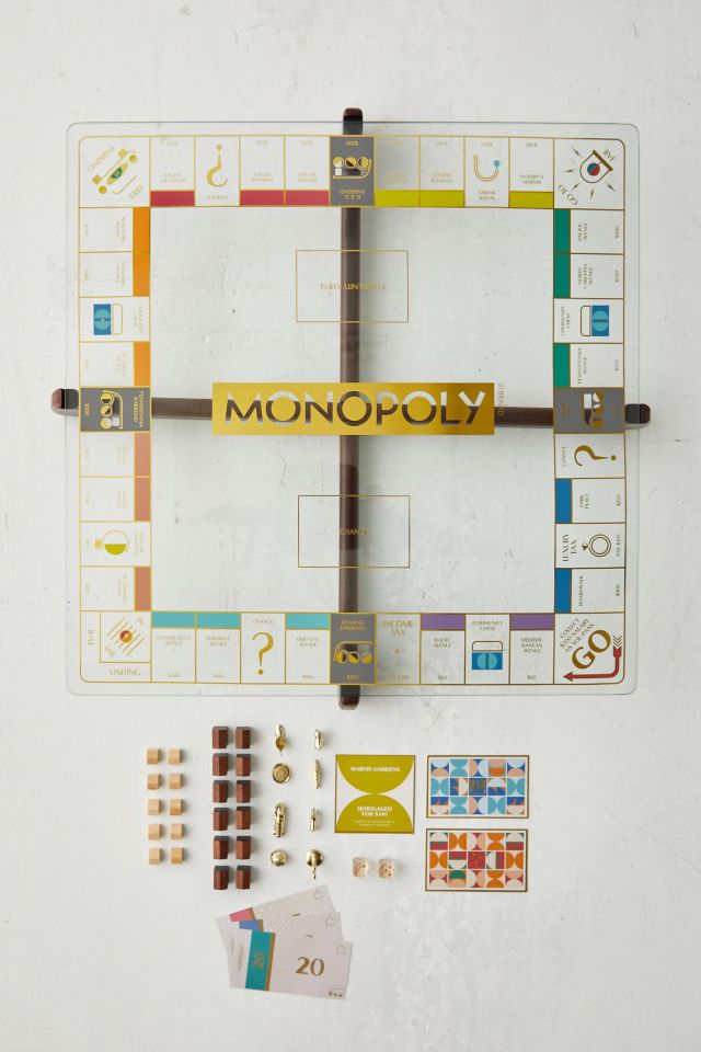 Monopoly Prisma Glass Board Game #1