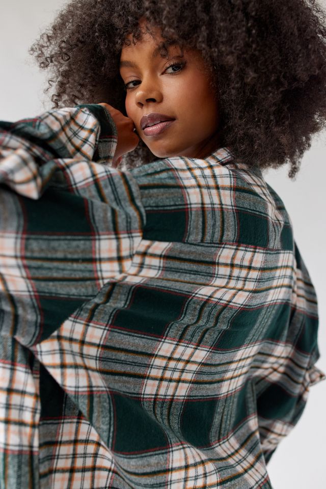 Urban Renewal Remade Oversized Flannel Shirt #2