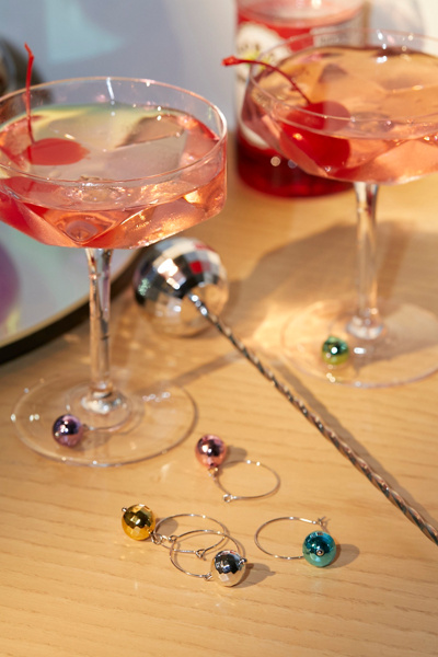 Disco Ball Drink Charm Set | Urban Outfitters