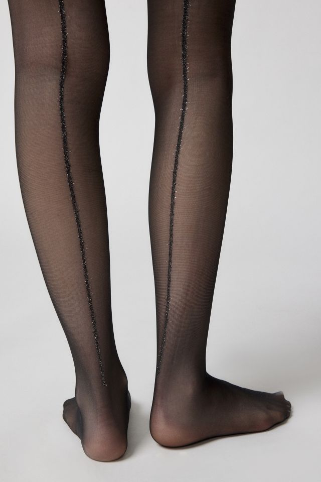 Glitter Back Seam Tight #4