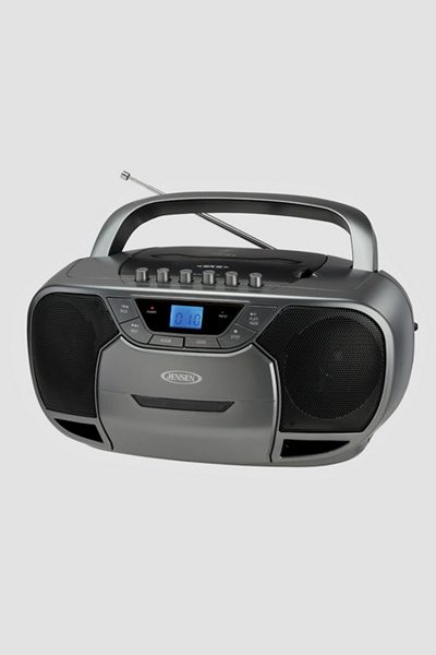 Jensen CD590 Portable Bluetooth CD Cassette AM/FM Boombox