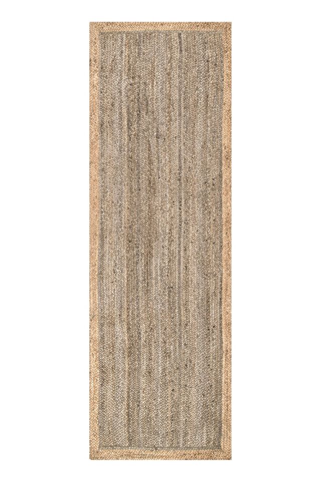 Handmade Red Braided Jute Reversible 4' x 6' Rug