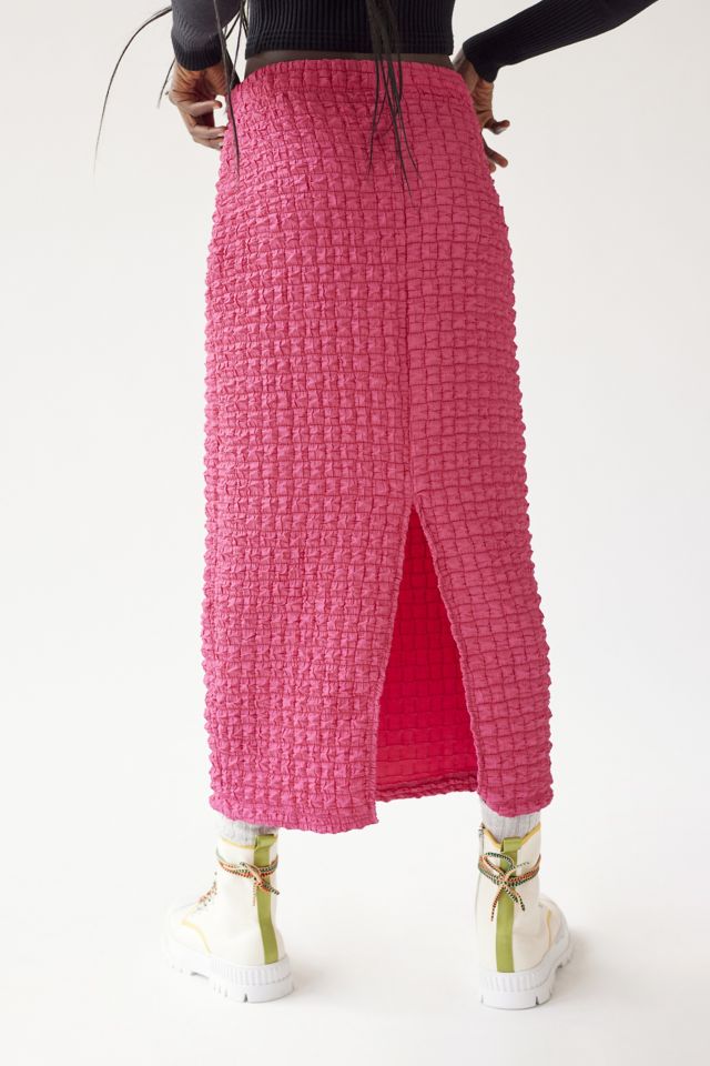 UO Kimmy Bubble Knit Midi Skirt #1