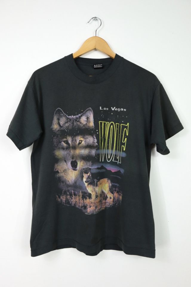 Vintage Las Vegas Wolf Tee | Urban Outfitters