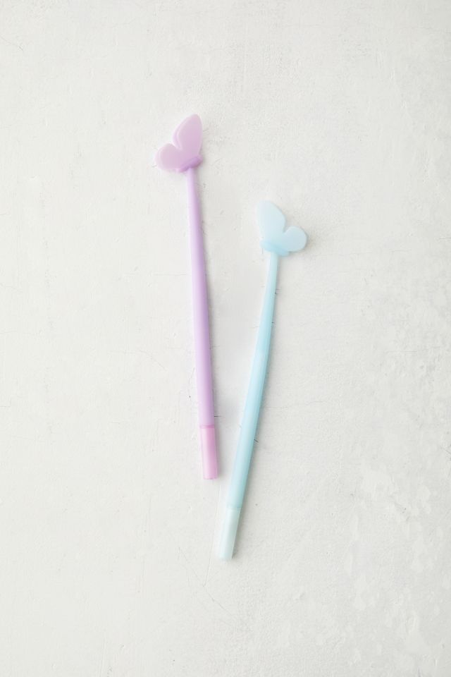 Stylo gel papillon #1
