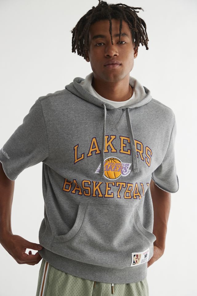 Mitchell and ness outlet short sleeve hoodie