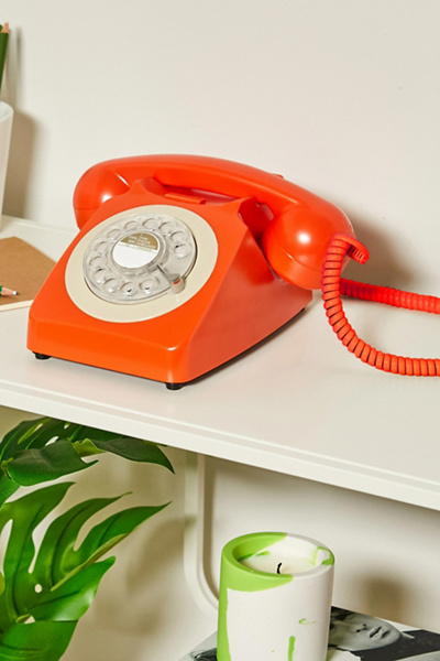 GPO 746 Retro Rotary Dial Landline Phone | Urban Outfitters